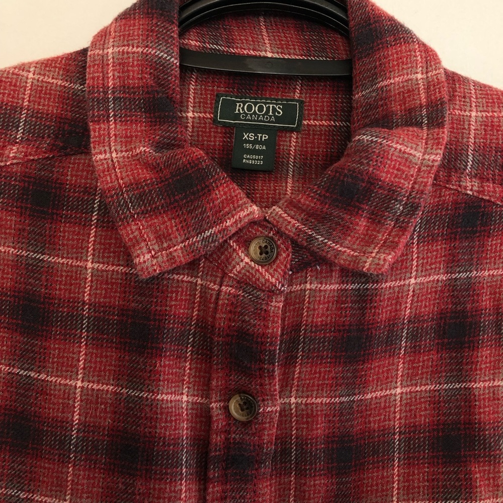 ROOTS FLANNEL BUTTON UP